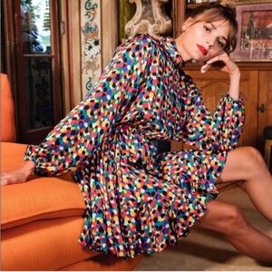 Rhode Caroline Mini Dress in Micro Confetti Size XS